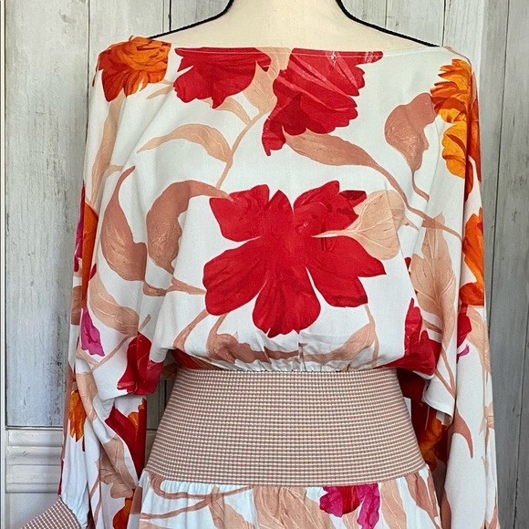 NWOT Anthropologie Floral Midi Dress - Picture 6 of 15